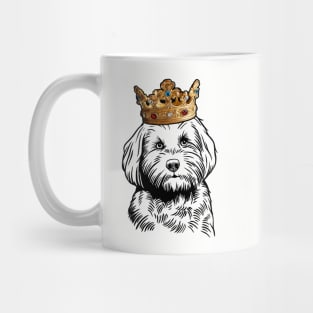 Cavapoo Dog King Queen Wearing Crown Mug